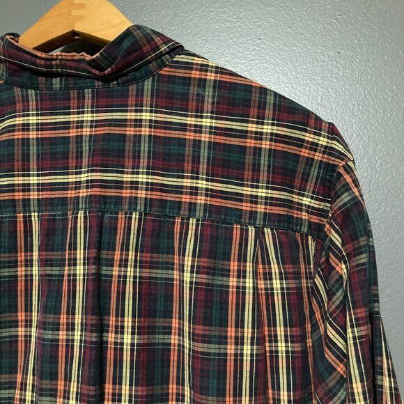 Lyle and Scott Men Size L Plaid Long Sleeve Button Up 100% Cotton - Picture 6 of 7